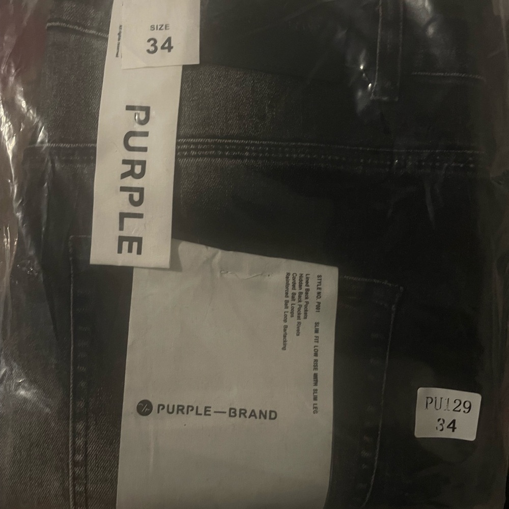 Purple Brand Men's Charcoal Skinny Jeans
